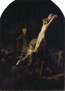 The Raising of the Cross REMBRANDT Harmenszoon van Rijn